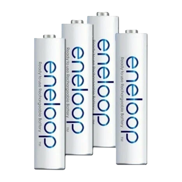 Аккумулятор предзаряженный RTU Panasonic HR03 AAA BL4 NI-MH eneloop 800mAh пласт. футл. (4/40/160)