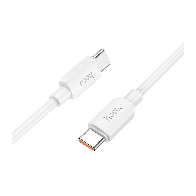 Кабель HOCO X96 Type-C (m)-Type-C (m) 1.0м 3.0A 100W ПВХ белый (1/31/310)