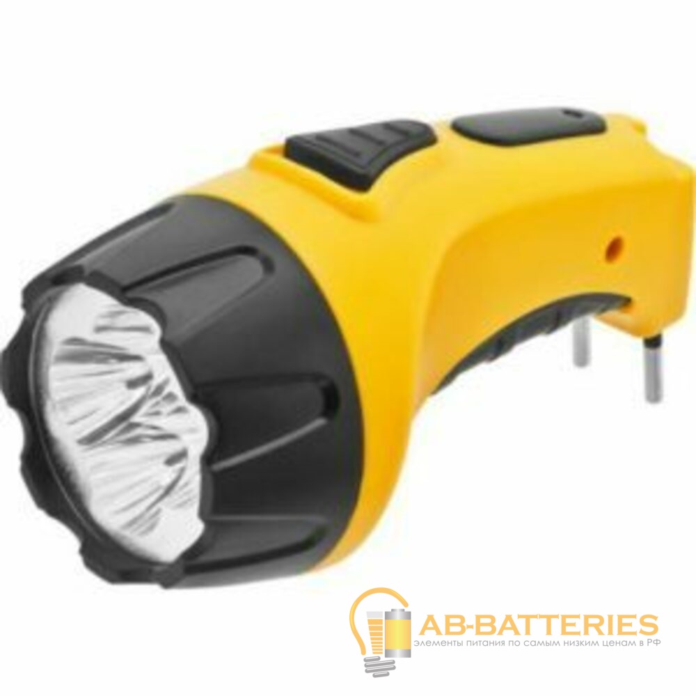 Фонарь туристический Navigator NPT-CP03 4W 4LED от аккумулятора IP33 прямая подзарядка оранжевый