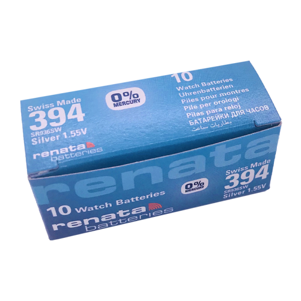 Батарейка Renata 394 (SR936SW) Silver Oxide 1.55V (1/10/100)