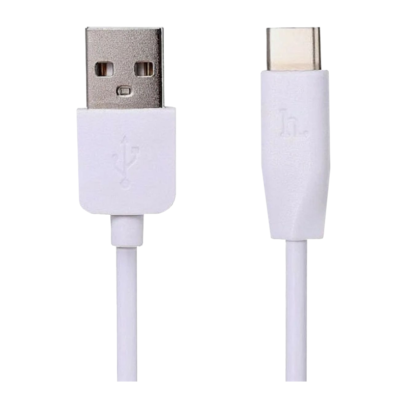 Кабель HOCO X1 USB (m)-Type-C (m) 1.0м 2.4A ПВХ белый (1/30/300)