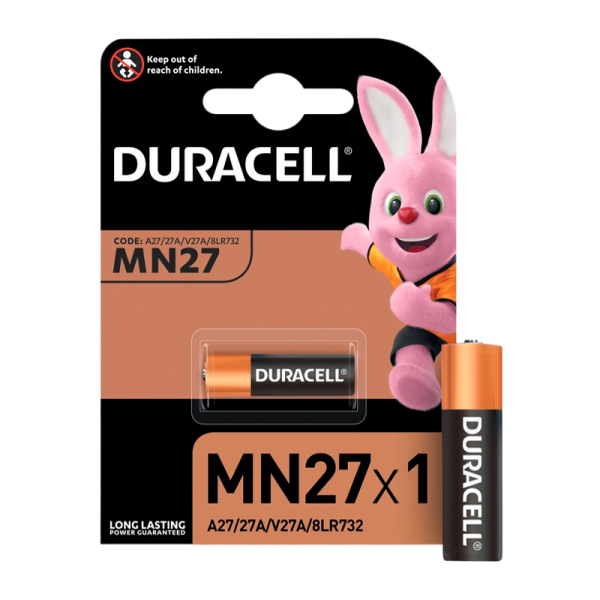 Батарейка Duracell LR27/A27/MN27 BL1 Alkaline 12V (1/10/100)