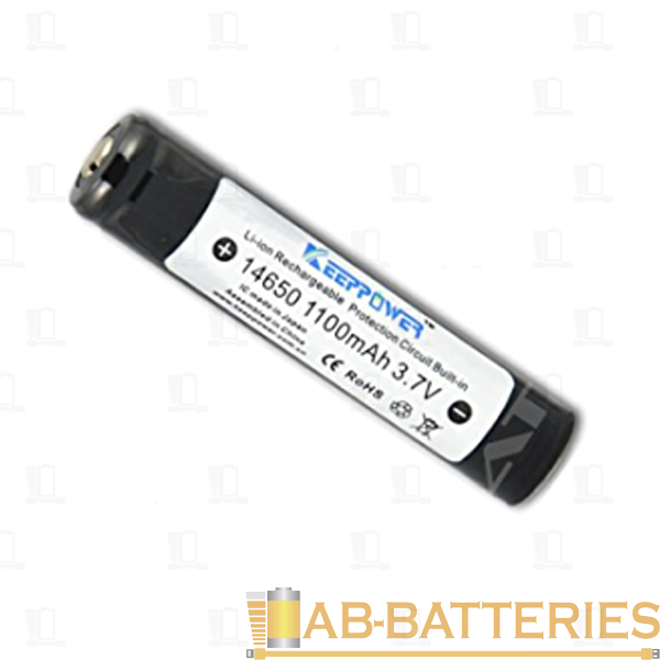 Аккумулятор Keeppower&nbsp;&nbsp;KP-14650&nbsp;&nbsp;Protected 3.7V 1100mAh