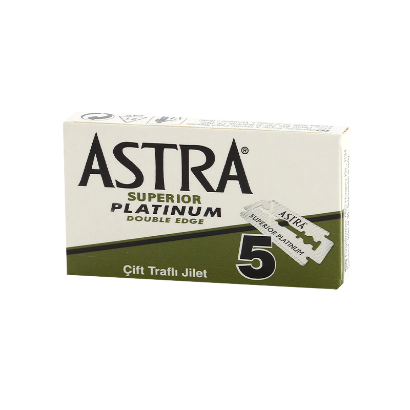 Лезвия Astra Superior PLATINUM 5шт в упаковке, цена за 1 лезвие (5/100/2000)