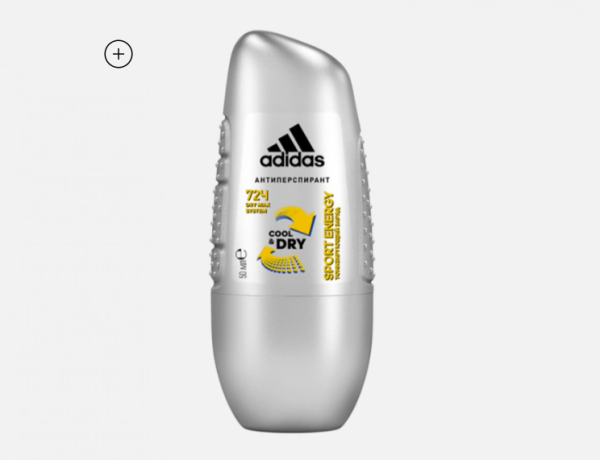 Дезодорант мужской Adidas Cool&Dry SPORT ENERGY роликовый 50мл (1/24)