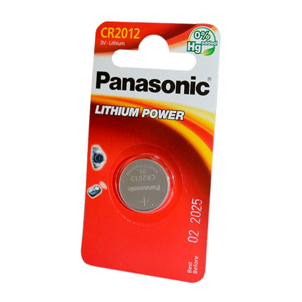 Батарейка Panasonic Power Cells CR2012 BL1 Lithium 3V (1/12)