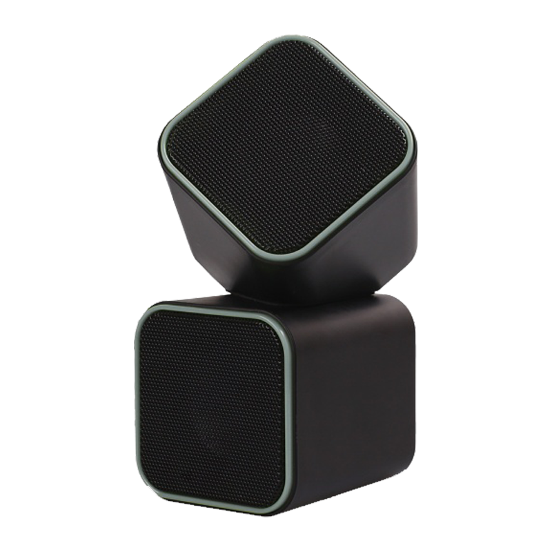Колонки 2.0 Smartbuy CUTE 6W USB+Jack 3.5мм черный серый (1/60)
