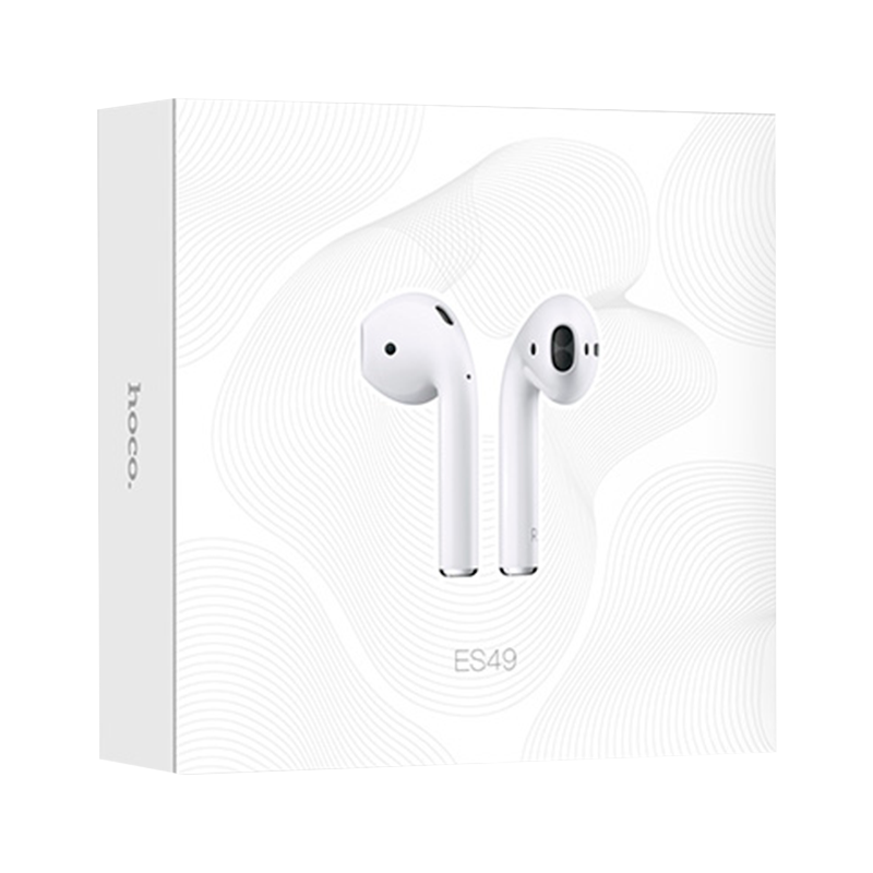 Наушники вставные HOCO ES49 bluetooth 5.0 с микр. белый (1/21/126)
