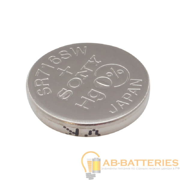 Батарейка Sony 315 (SR716SW) BL1 Silver Oxide 1.55V (1/10/100/1000)