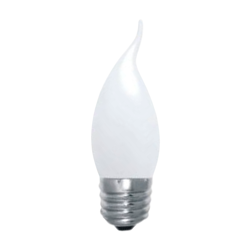 Лампа накаливания Feron E27 60W 170-265V свеча на ветру матовая