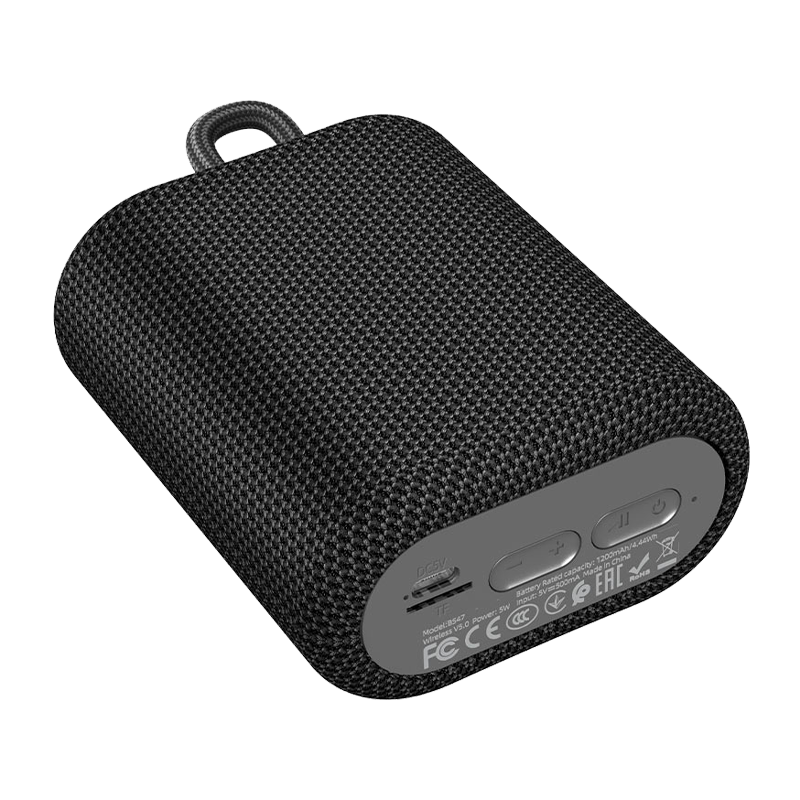 Портативная колонка HOCO BS47 bluetooth 5.0 microSD черный (1/60)