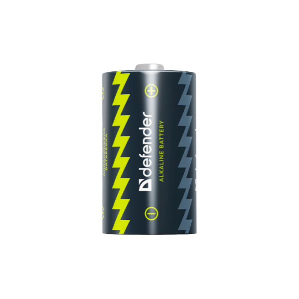 Батарейка Defender LR20 D BL2 Alkaline 1.5V (2/20/120)