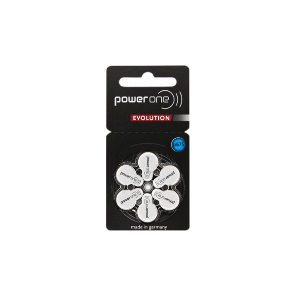 Батарейка PowerOne ZA675 Evolution BL6 Zinc Air 1.45V (6/60/300)