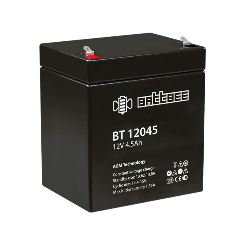 Аккумулятор свинцово-кислотный Battbee BT 12045 12V 4.5Ah (1/10)