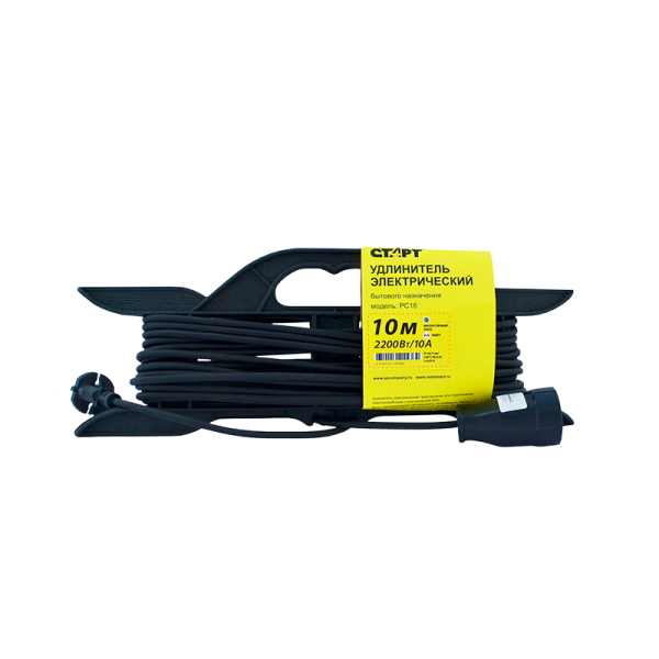 Удлинитель Старт SG KG 1р.Б/З 10A 10.0м 2x0.75мм² IP20 на пластиковой рамке (1/10)
