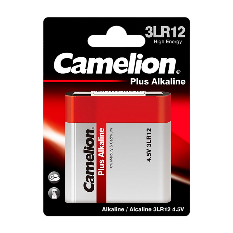 Батарейка Camelion Plus 3LR12 BL1 Alkaline 4.5V (1/6/144)