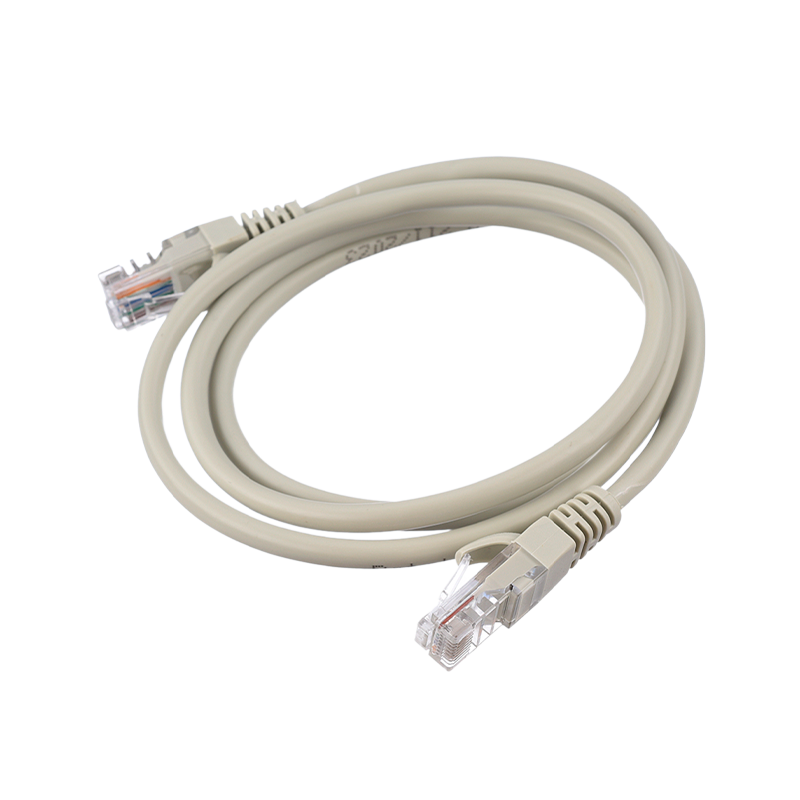 Патч-корд GoPower RJ-45 (m)-RJ-45 (m) 1.0м кат.5е ПВХ 26AWG CCA серый Premium Zip-Lock c подвесом