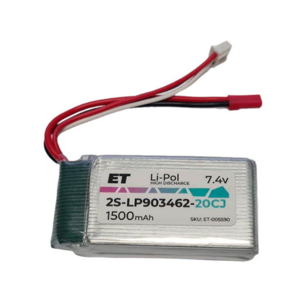 Аккумулятор ET 2S-LP903462-20CJ Li-Pol, 7.4В, 1500мАч (1/10)