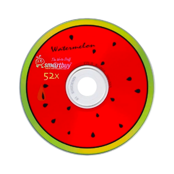 Диск CD-R Smartbuy Fresh-Watermelon 52x 80min 50шт. cake box (50/250)