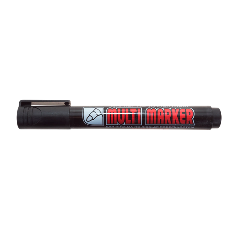 Маркер перманентный Crown Multi Marker CPM-800 3.0мм черный (1/12/720)
