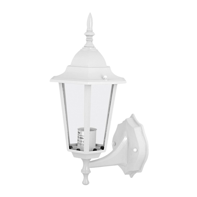 Светильник садово-парковый Camelion 4101 60W 230V E27 IP44 настенный белый (1/10)
