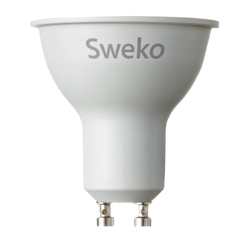 Лампа светодиодная Sweko RAP16 GU10 7W 3000К 230V (1/5/100)