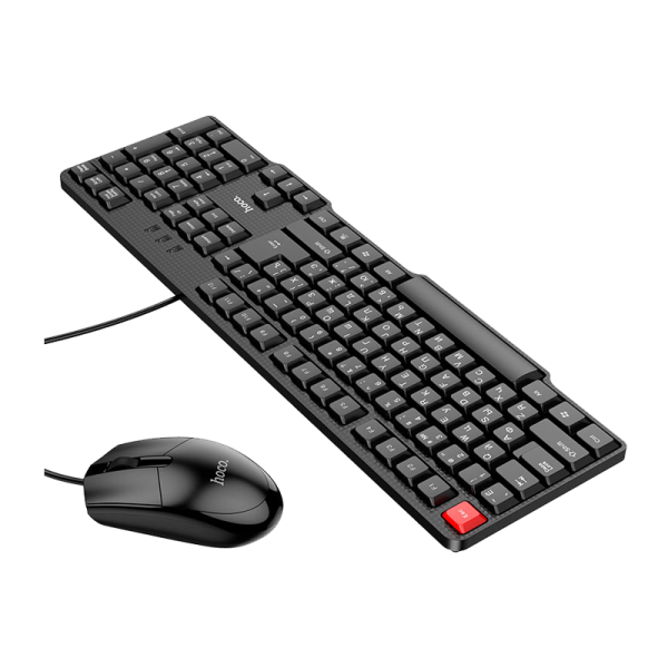 Набор клавиатура+мышь проводной HOCO GM16 игровой черный (1/20)