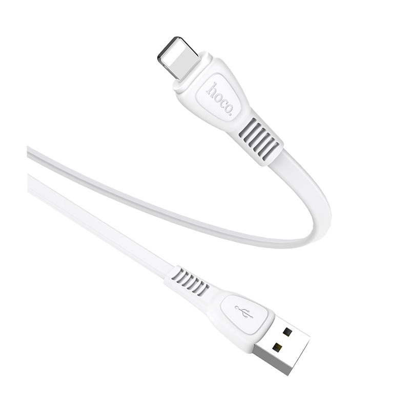 Кабель HOCO X40 USB (m)-Lightning (m) 1.0м 2.4A TPE белый (1/33/330)