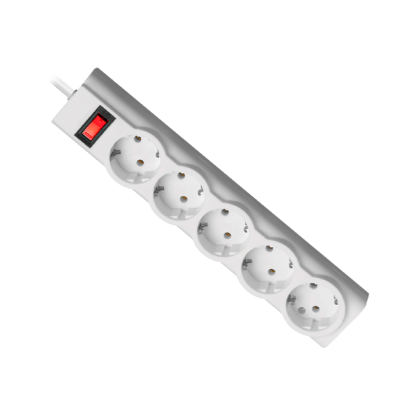 Сетевой фильтр Defender ILS 351 5р.С/З 10A с выкл. 125 Дж 1.8м белый (1/30)