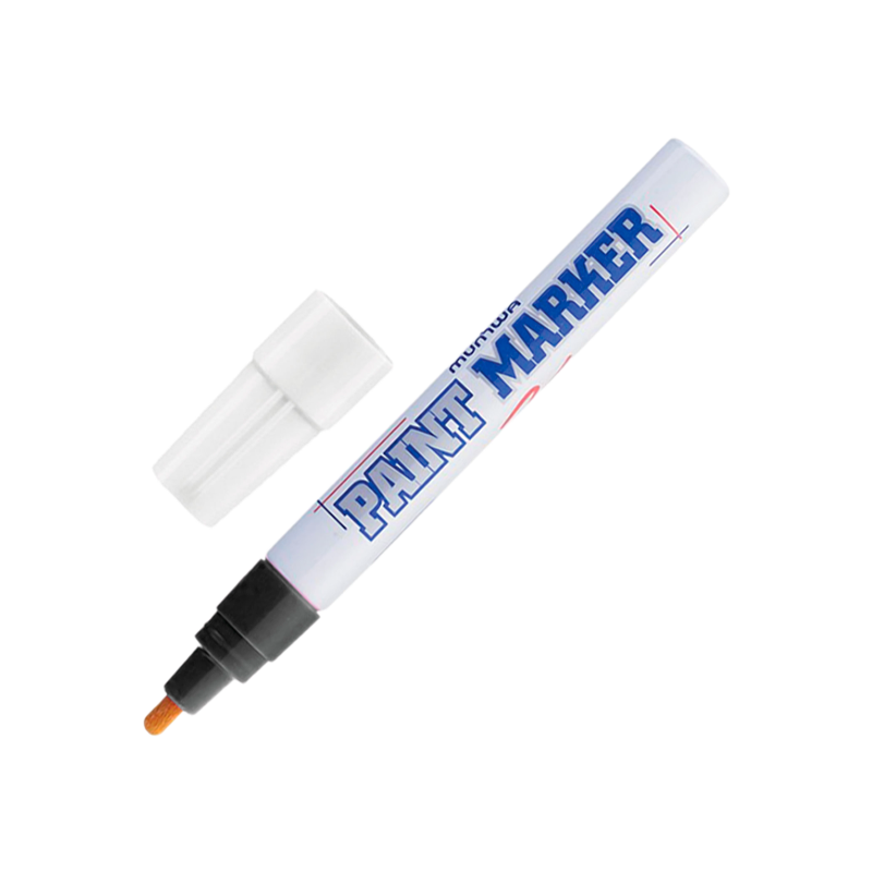 Маркер промышленный MunHwa PAINT MARKER PM-01 4.0мм нитрокраска черный (1/12/576)