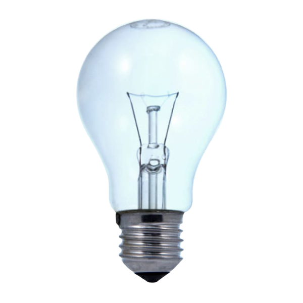 Лампа накаливания Старт E27 75W 220-240V груша Б прозрачная (1/10/50)