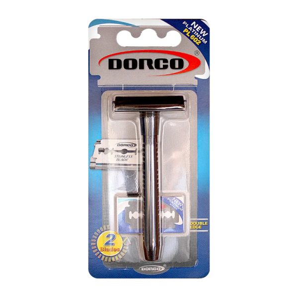 Бритва DORCO PL602 металлическая ручка безопасная 1шт. (1/12)