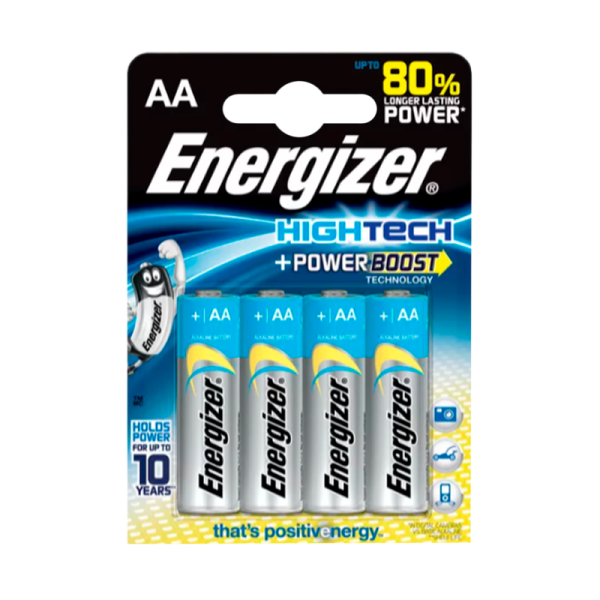 Батарейка Energizer HIGHTECH LR6 AA BL4 Alkaline 1.5V (4/48)