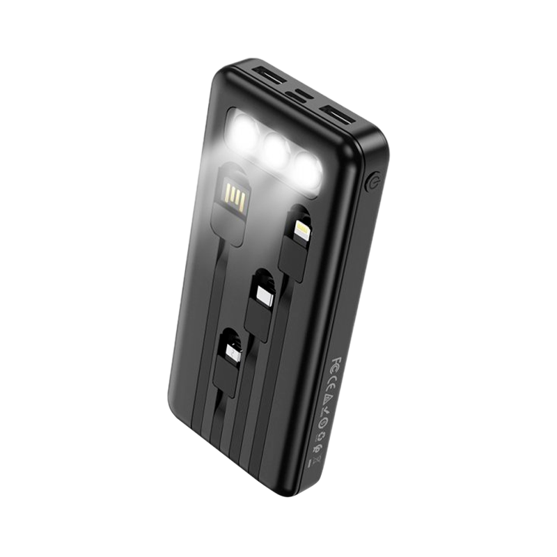Внешний аккумулятор HOCO J77 10000mAh дисплей черный