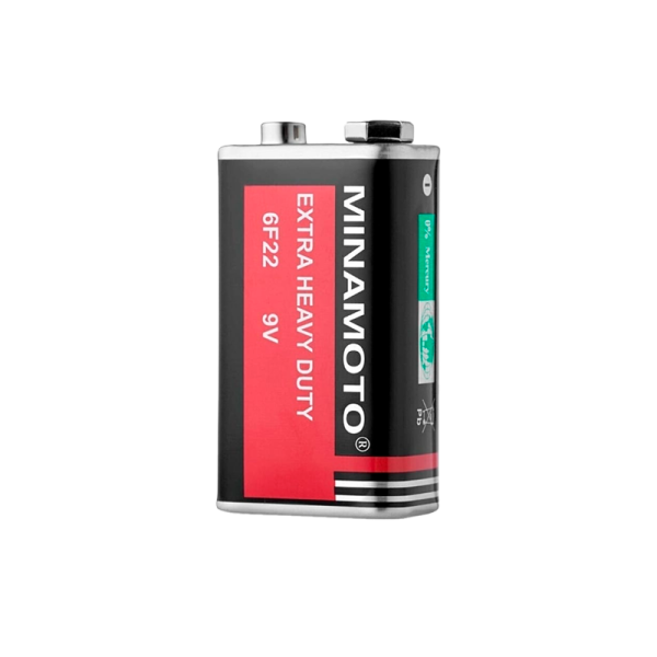 Батарейка Minamoto Крона 6F22 Shrink 1 Heavy Duty 9V (1/10/400)