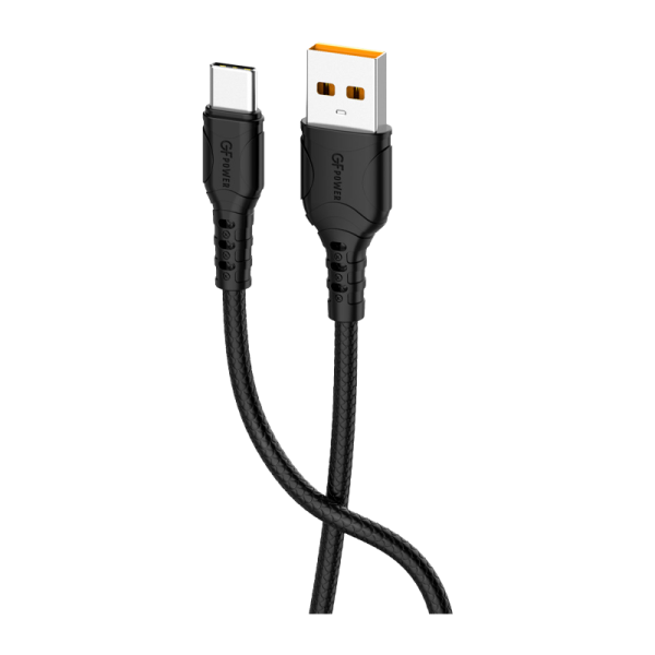 Кабель GFPower 06T USB (m)-Type-C (m) 1.0м 2.4A ПВХ черный (1/200/800)