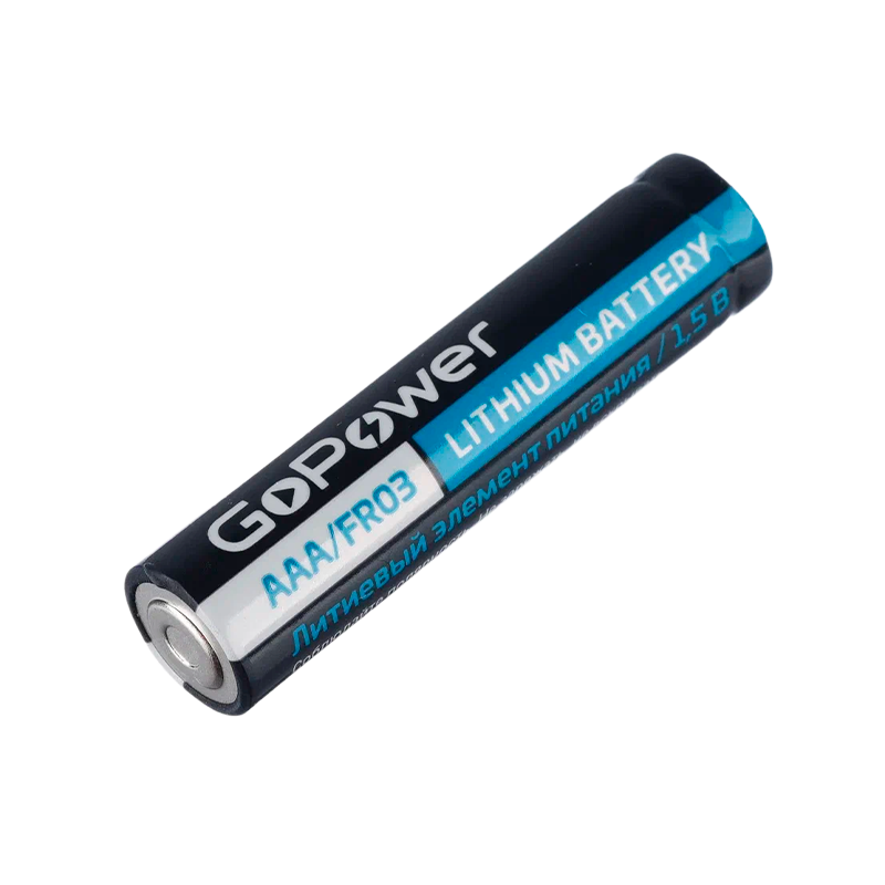 Батарейка GoPower FR03 AAA BOX10 Lithium 1.5V (10/800)