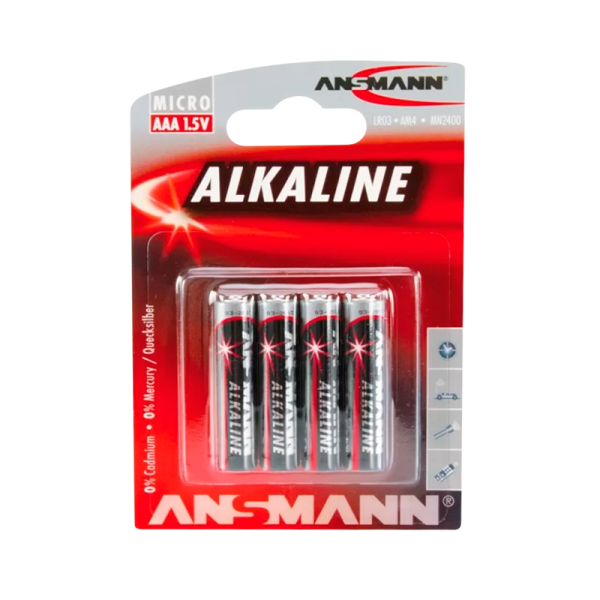 Батарейка ANSMANN RED  LR03 BL4