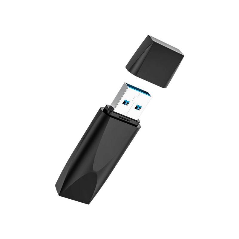 Флеш-накопитель Borofone Wonder BUD4 32GB USB3.0 пластик черный (1/40)