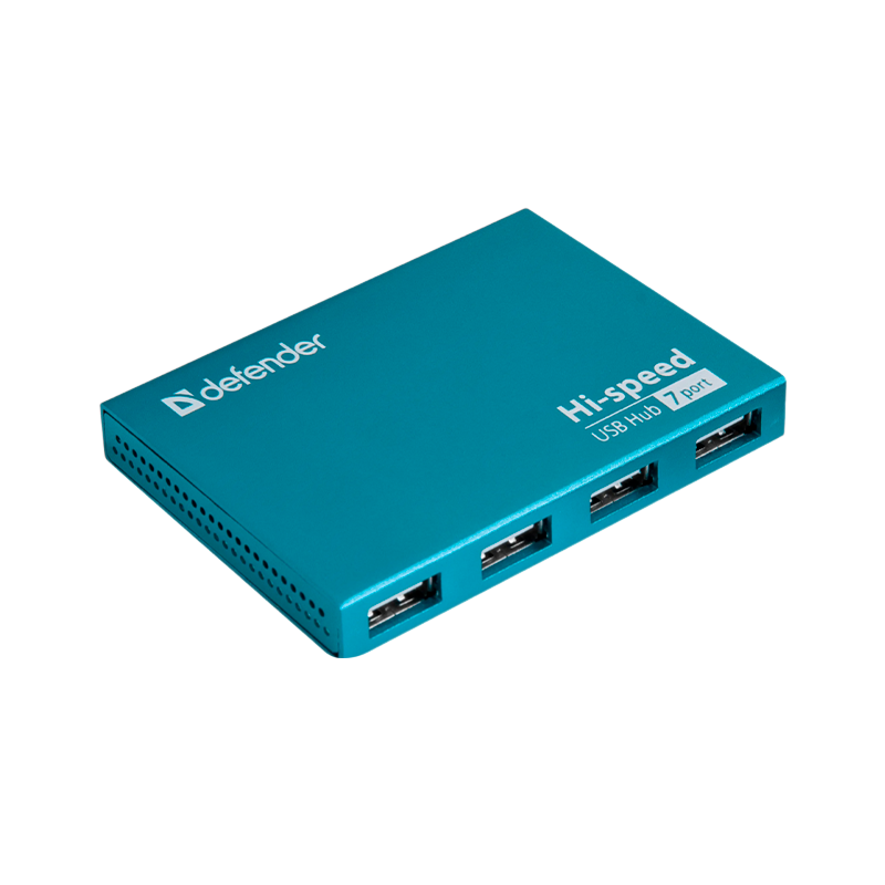 USB-Хаб Defender Septima Slim 7USB синий (1/100)
