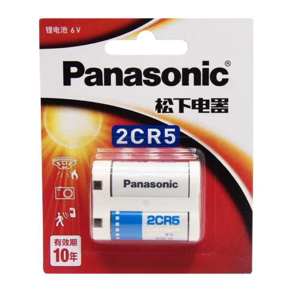 Батарейка Panasonic 2CR5 BL1 Lithium 6V CN (Китай)