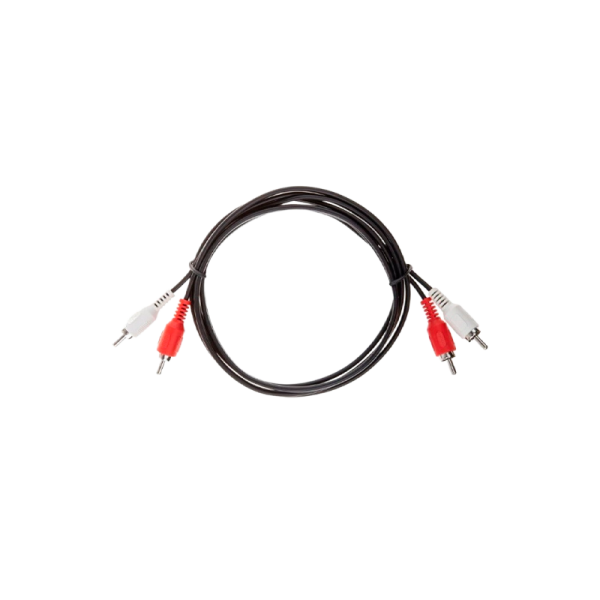 Кабель ENERGY POWER 2xRCA (m)-2xRCA (m) 1.5м ПВХ черный в пакете (1/1000)