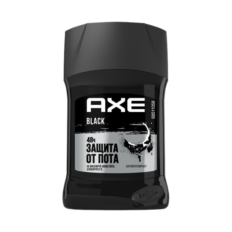 Дезодорант мужской AXE BLACK стик 50г (1/3/6)