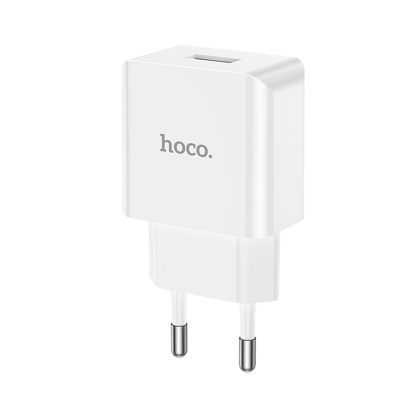 Сетевое З/У HOCO C106A 1USB 2.1A белый (1/36/216)