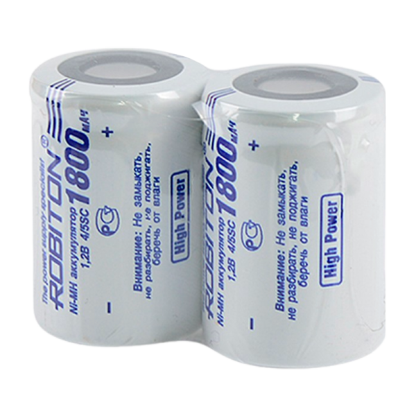 Аккумулятор ROBITON 1800MH4/5SC-2 High Power SR2