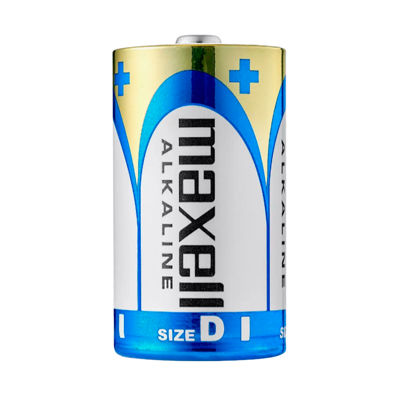 Батарейка Maxell LR20 D BL2 Alkaline 1.5V (2/24/120)
