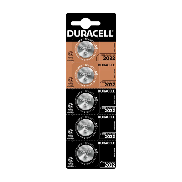 Батарейка Duracell CR2032 BL5 Lithium 3V (5/20/200/28000)
