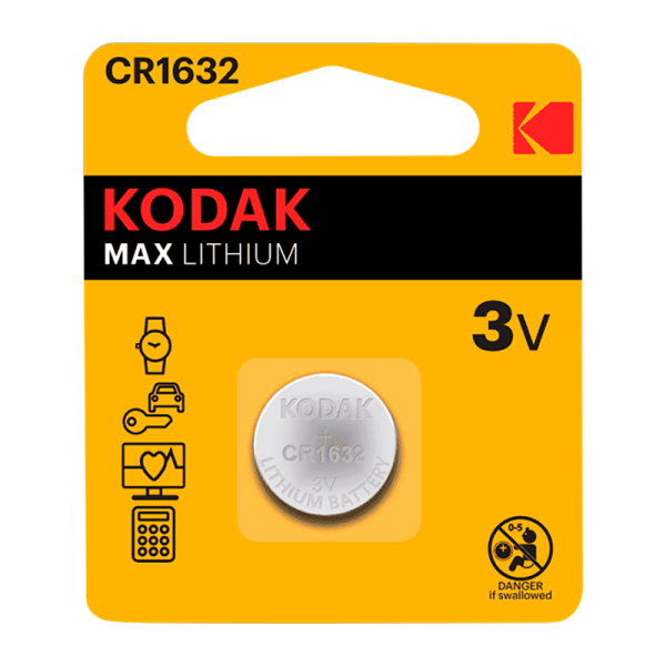 Батарейка Kodak MAX CR1632 BL1 Lithium 3V (1/60/240/36000)