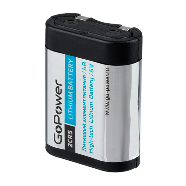 Батарейка GoPower 2CR5 BL1 Lithium 6V (6203) (1/14/168)