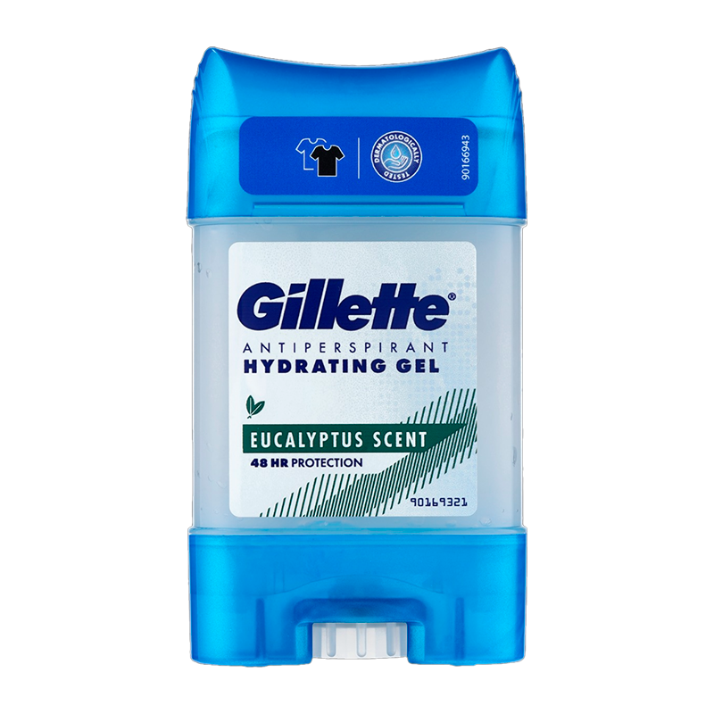 Дезодорант мужской Gillette Eucalyptus Scent гелевый 70мл (1/6)